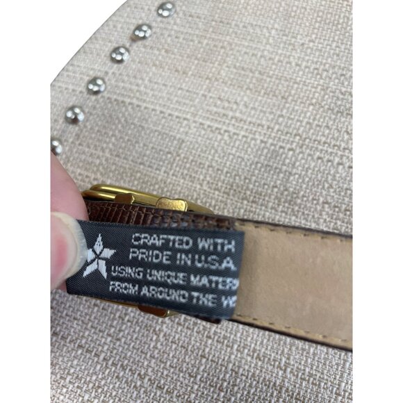 Brighton Womens Brown Leather Belt buckle accented Size M/30 SKU 8363 - Picture 16 of 16